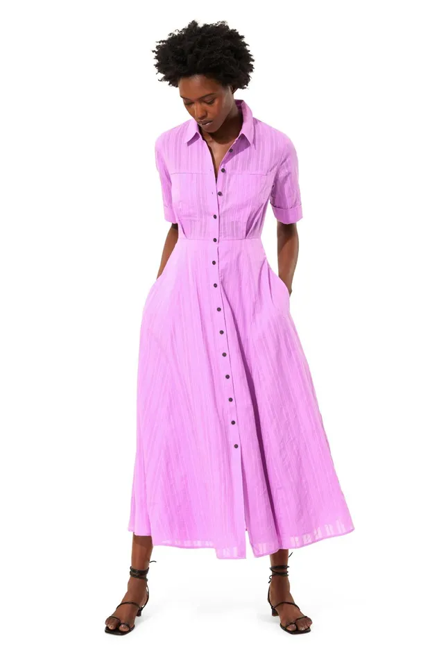 Mara Hoffman Dresses Women Lorelei Dress Lilac Mara Hoffman Dresses Women Lorelei Dress Lilac