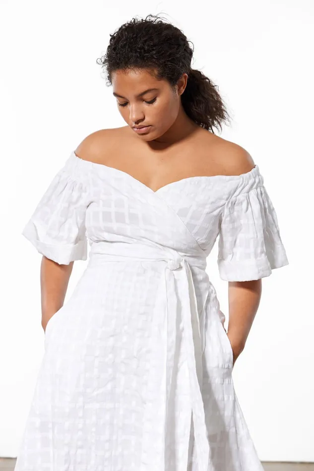 Mara Hoffman Extended Sizes Women Extended Adelina Dress White
