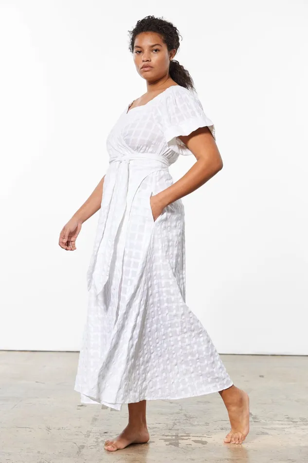 Mara Hoffman Extended Sizes Women Extended Adelina Dress White