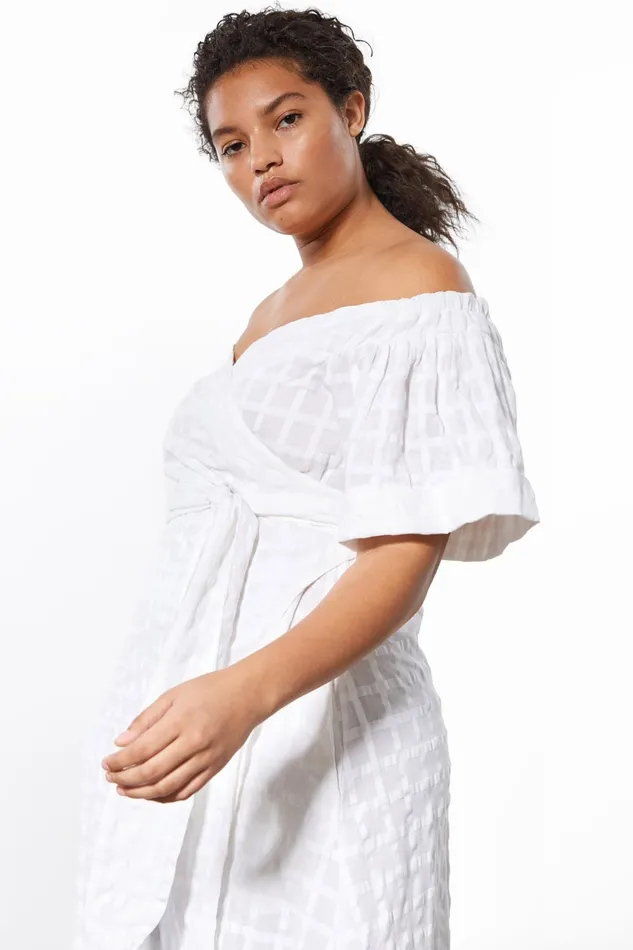 Mara Hoffman Extended Sizes Women Extended Adelina Dress White