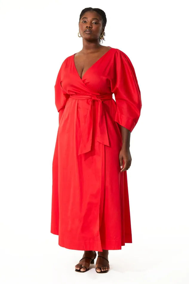 Mara Hoffman Extended Sizes Women Extended Agnella Dress Red