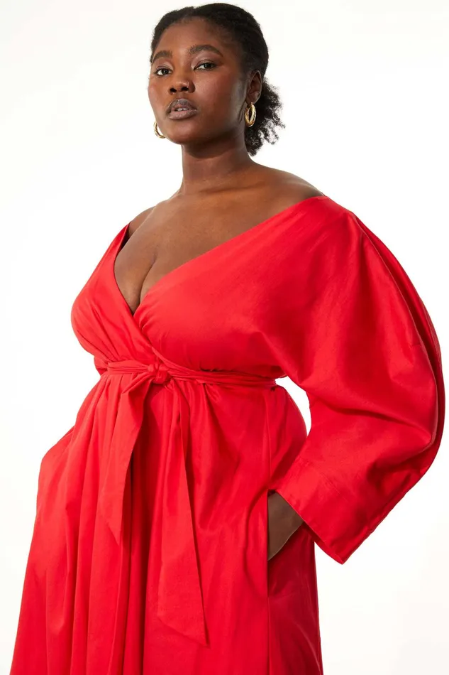 Mara Hoffman Extended Sizes Women Extended Agnella Dress Red Mara Hoffman Extended Sizes Women Extended Agnella Dress Red