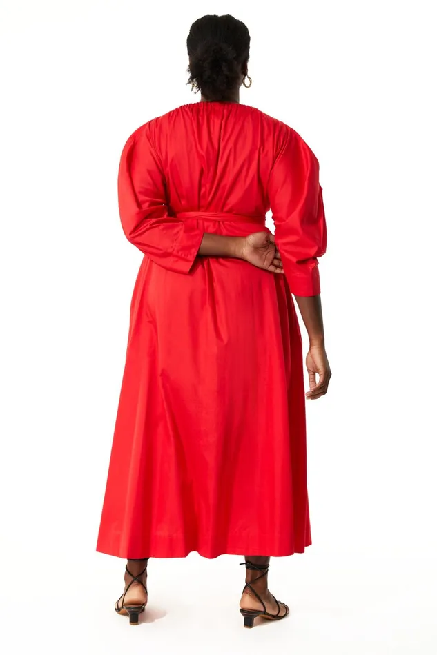 Mara Hoffman Extended Sizes Women Extended Agnella Dress Red Mara Hoffman Extended Sizes Women Extended Agnella Dress Red