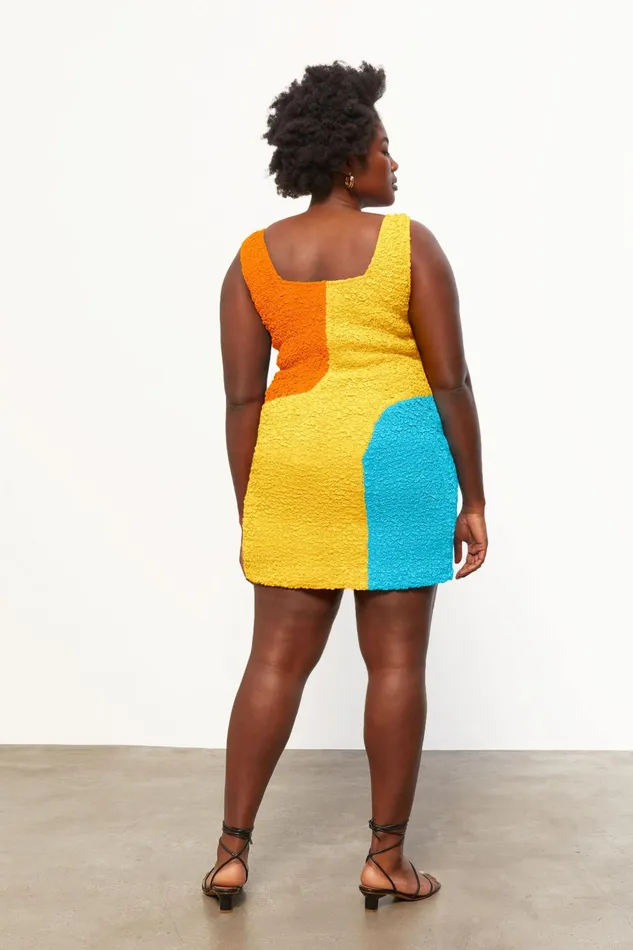 Mara Hoffman Extended Sizes Women Extended Laura Dress Yellow Multi