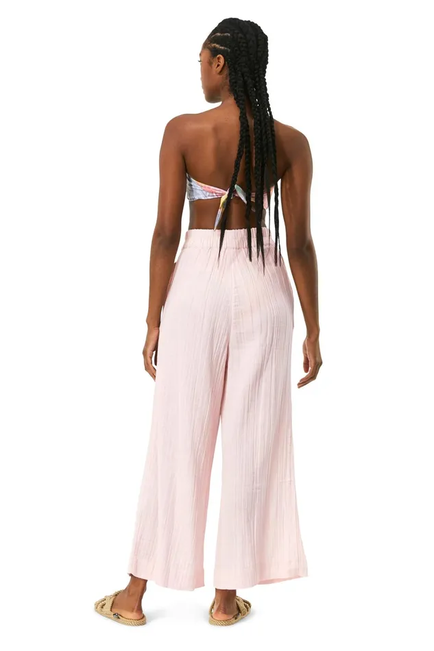 Mara Hoffman Pants and Shorts Women Paloma Pant Pastel Pink Mara Hoffman Pants and Shorts Women Paloma Pant Pastel Pink