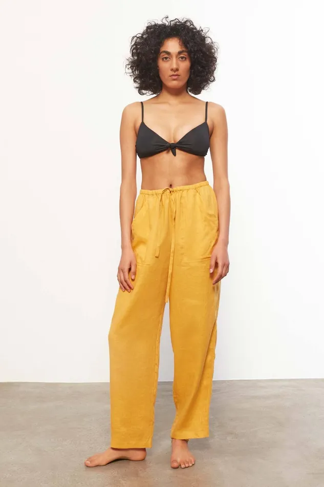 Mara Hoffman Pants and Shorts Women York Pant Turmeric