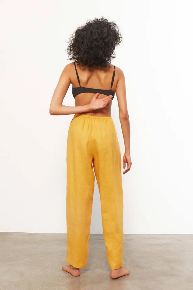 Mara Hoffman Pants and Shorts Women York Pant Turmeric