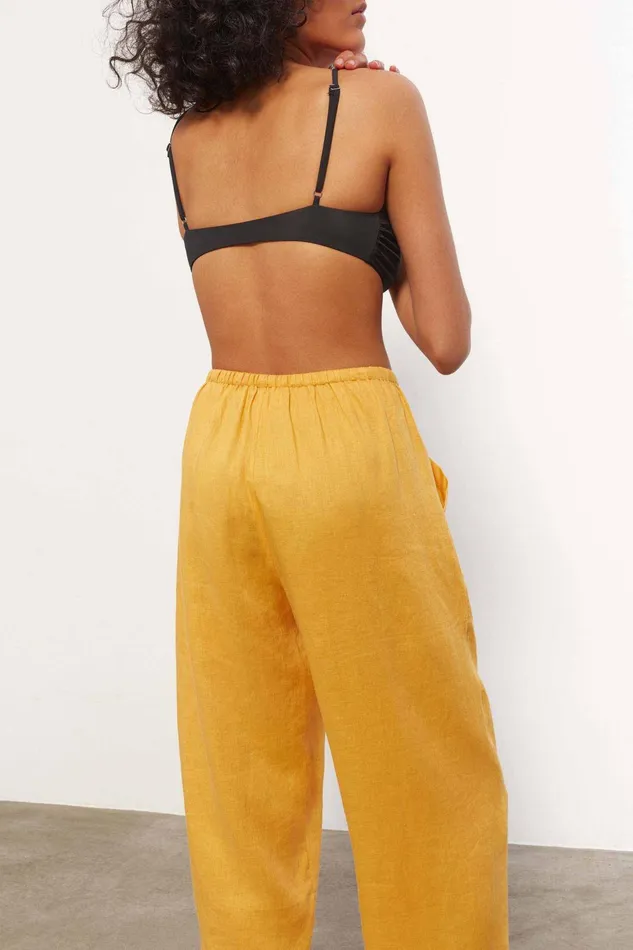 Mara Hoffman Pants and Shorts Women York Pant Turmeric