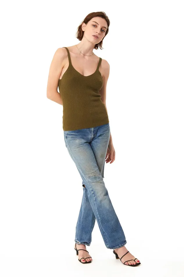 Mara Hoffman Sweaters Women Emilia Sweater Olive