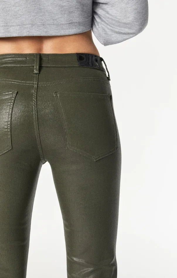 Maria Slit Hem Flare In Khaki Jeather Women Mavi Jeans Pants Maria Slit Hem Flare In Khaki Jeather Women Mavi Jeans Pants