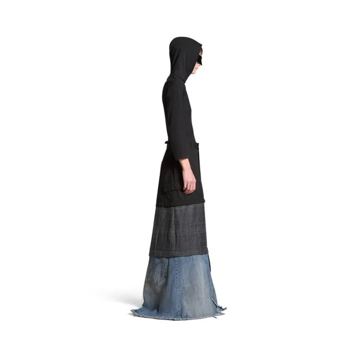 Maxi Layered Cargo Skirt In Multicolored Women Balenciaga Dresses and Skirts