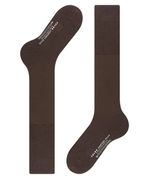 Men Airport Plus Men Kneehigh Socks Brown FALKE Knee High Socks