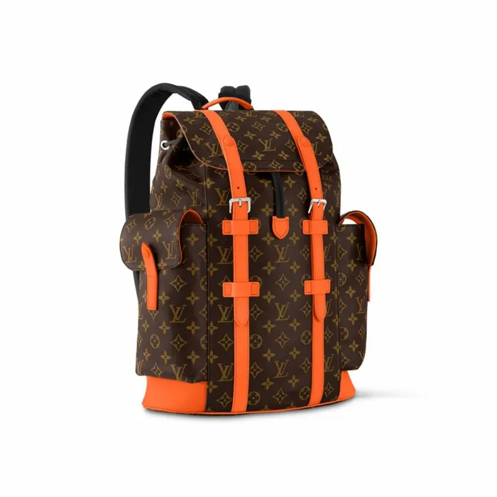 Men Bags Louis Vuitton Louis Vuitton Christopher MM M46814 Orange 8211 Louis Vuitton Handbag Store