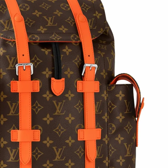 Men Bags Louis Vuitton Louis Vuitton Christopher MM M46814 Orange 8211 Louis Vuitton Handbag Store