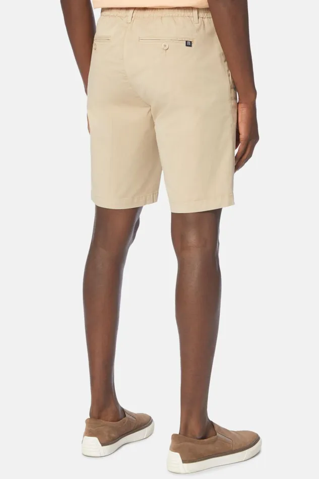Men Boggi Milano Bermuda Stretch Cotton Summer Bermuda Shorts Beige Men Boggi Milano Bermuda Stretch Cotton Summer Bermuda Shorts Beige