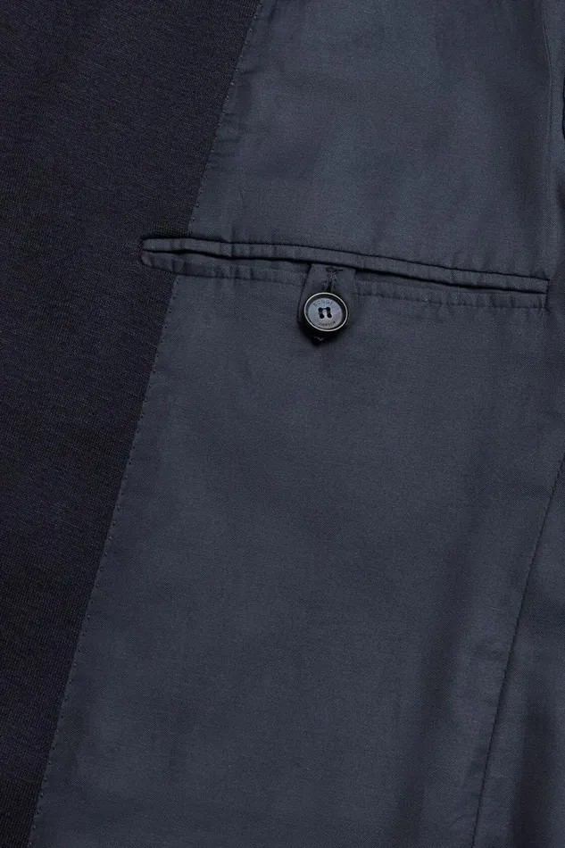 Men Boggi Milano Blazers Blue Bjersey Cashmere And Tencel Jacket Navy Blue Men Boggi Milano Blazers Blue Bjersey Cashmere And Tencel Jacket Navy Blue