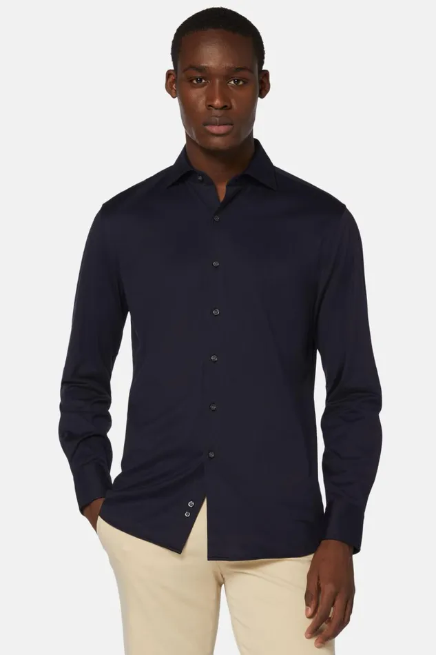 Men Boggi Milano Polo Shirts Cotton Jersey Regular Fit Polo Shirt Navy Blue Men Boggi Milano Polo Shirts Cotton Jersey Regular Fit Polo Shirt Navy Blue