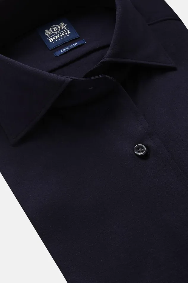Men Boggi Milano Polo Shirts Cotton Jersey Regular Fit Polo Shirt Navy Blue Men Boggi Milano Polo Shirts Cotton Jersey Regular Fit Polo Shirt Navy Blue