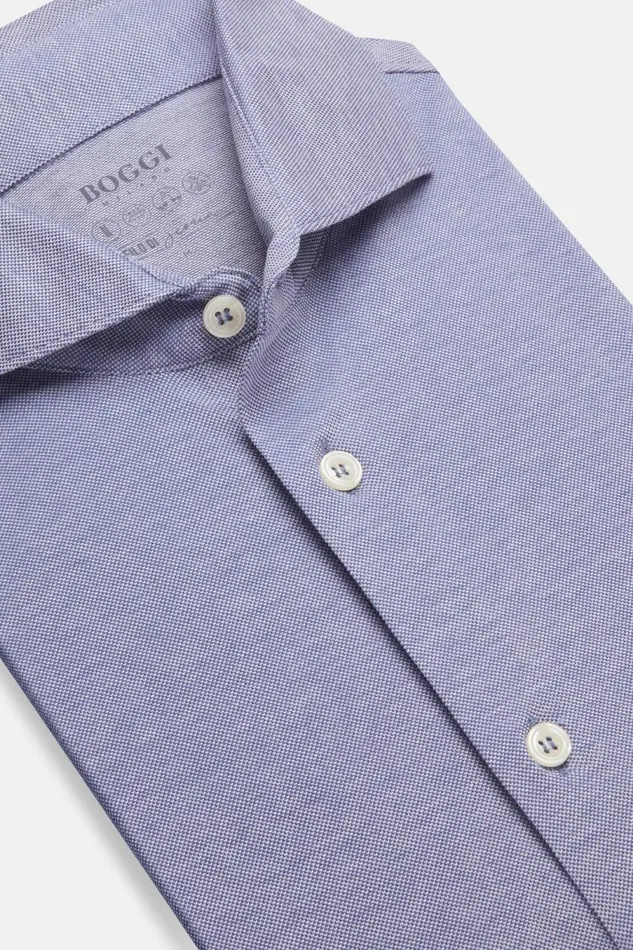 Men Boggi Milano Polo Shirts Slim Fit Polo Shirt In Filo Di Scozia Pique Blue Men Boggi Milano Polo Shirts Slim Fit Polo Shirt In Filo Di Scozia Pique Blue