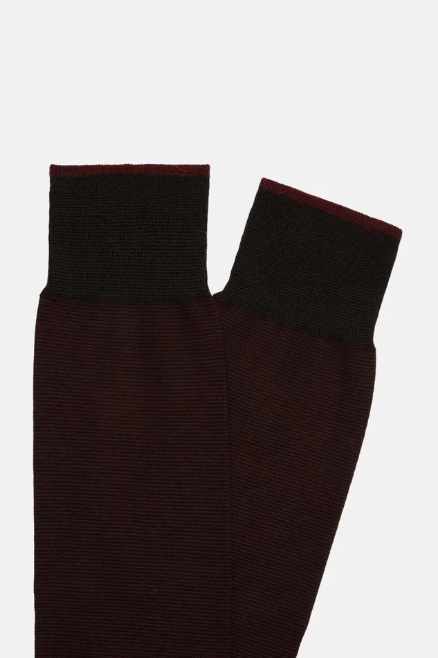 Men Boggi Milano Socks Striped Socks In Organic Cotton Green Men Boggi Milano Socks Striped Socks In Organic Cotton Green