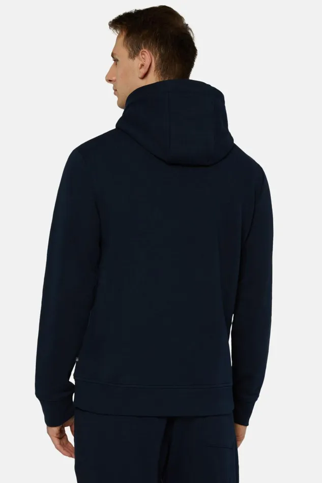 Men Boggi Milano Sweatshirts And Joggers Cotton Mixed Hoodie Sweater Navy Blue Men Boggi Milano Sweatshirts And Joggers Cotton Mixed Hoodie Sweater Navy Blue