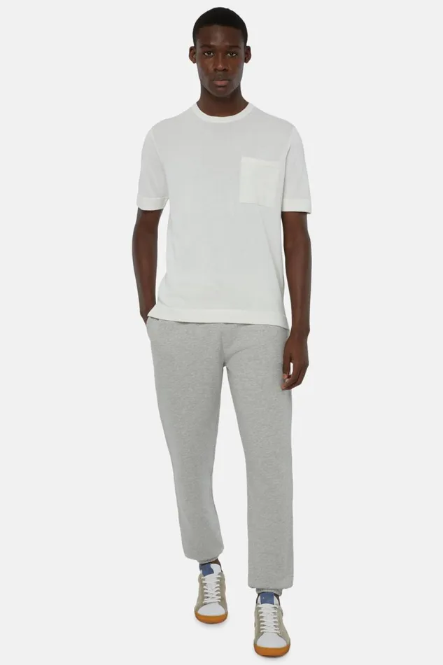 Men Boggi Milano Sweatshirts And Joggers Stretch Mixed Cotton Trousers Grey Men Boggi Milano Sweatshirts And Joggers Stretch Mixed Cotton Trousers Grey