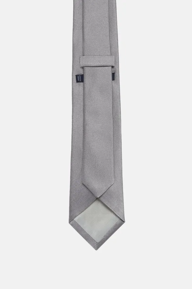 Men Boggi Milano Ties Silk Tie Silver Men Boggi Milano Ties Silk Tie Silver