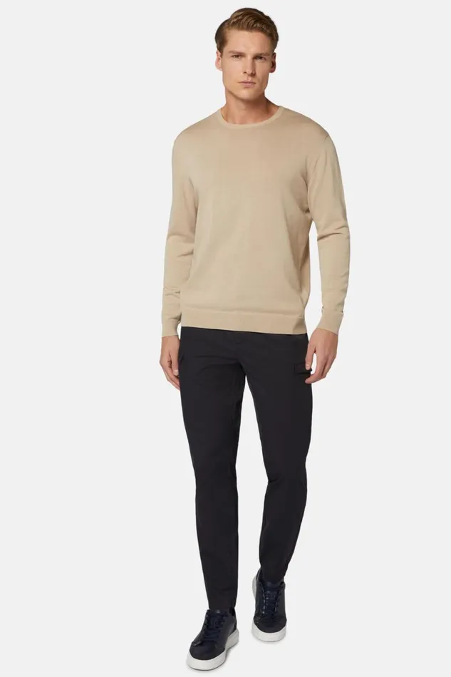 Men Boggi Milano Trousers B Tech Technical Fabric Maverick Cargo Trousers Navy Blue Men Boggi Milano Trousers B Tech Technical Fabric Maverick Cargo Trousers Navy Blue