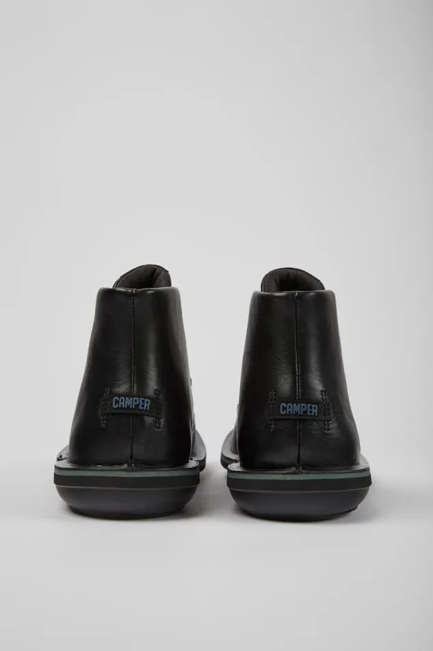 Men Camper Ankle Boots Beetle Black Leather Ankle Boots Men Camper Ankle Boots Beetle Black Leather Ankle Boots