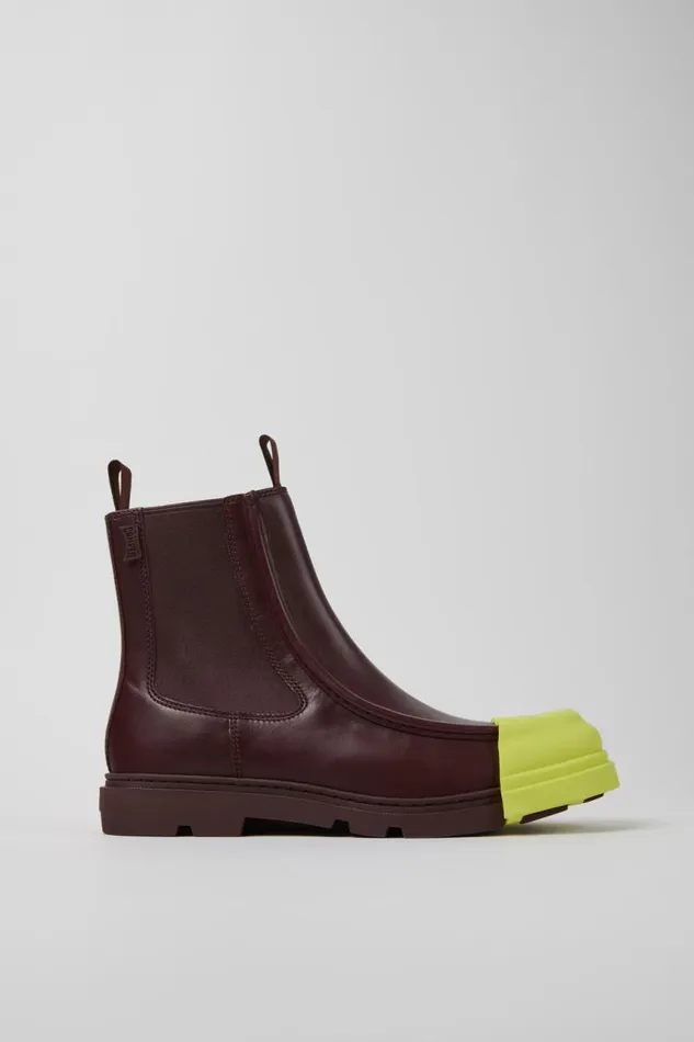 Men Camper Ankle Boots Junction Burgundy Leather Ankle Boot Men Camper Ankle Boots Junction Burgundy Leather Ankle Boot