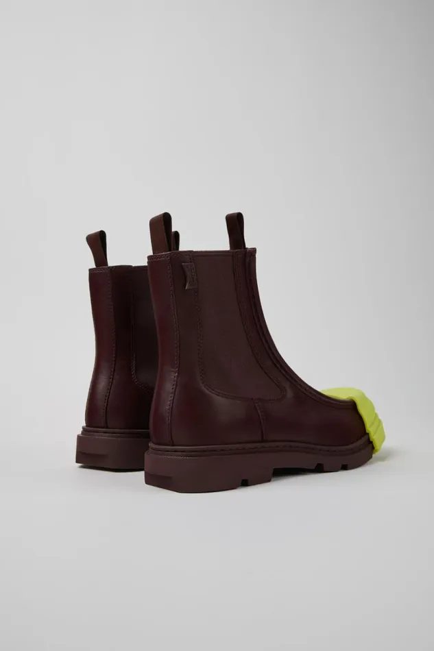 Men Camper Ankle Boots Junction Burgundy Leather Ankle Boot Men Camper Ankle Boots Junction Burgundy Leather Ankle Boot