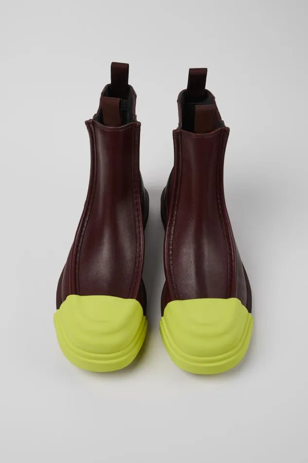Men Camper Ankle Boots Junction Burgundy Leather Ankle Boot Men Camper Ankle Boots Junction Burgundy Leather Ankle Boot