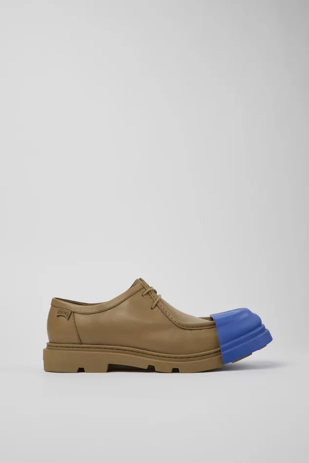 Men Camper Formal Shoes Junction Brown Leather Wallabee Men Camper Formal Shoes Junction Brown Leather Wallabee