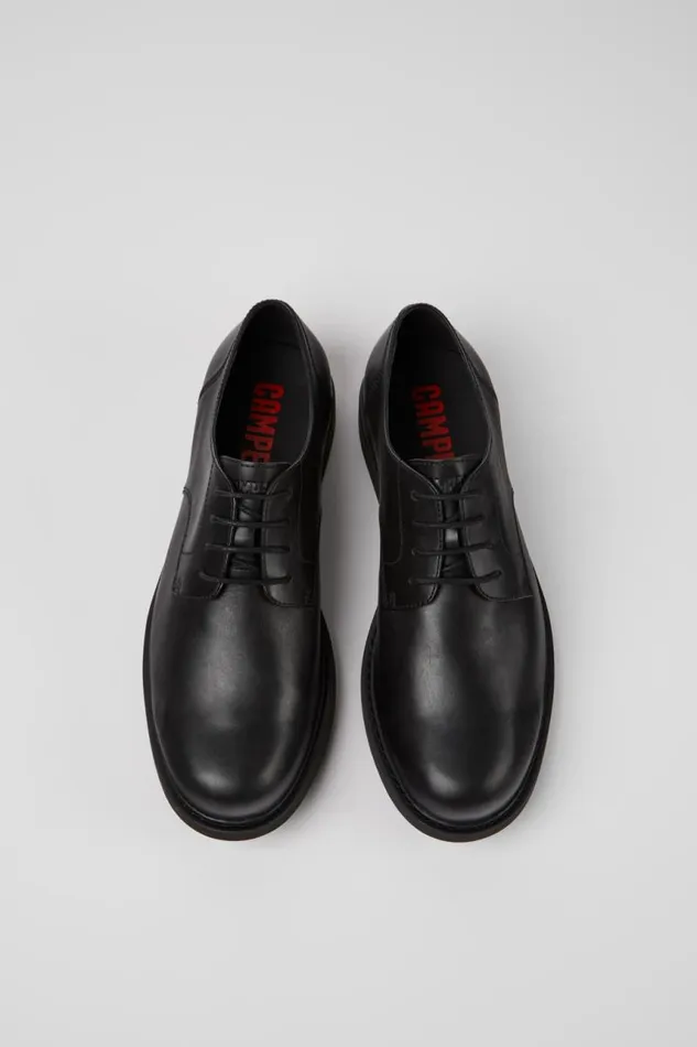 Men Camper Formal Shoes Neuman Classic Black Shoe Men Camper Formal Shoes Neuman Classic Black Shoe