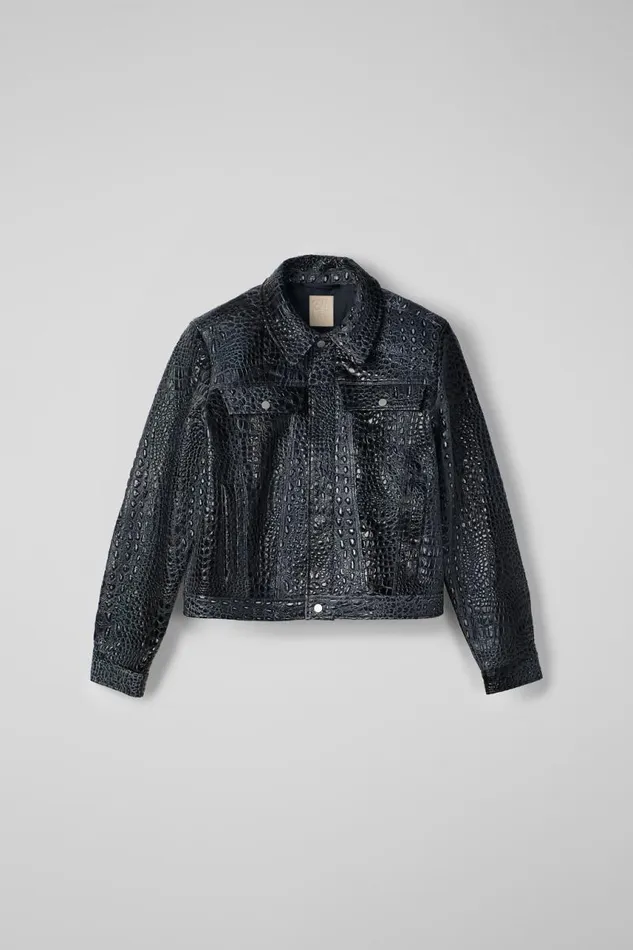 Men Camper Jackets Leather Jacket Dark Gray Leather Jacket