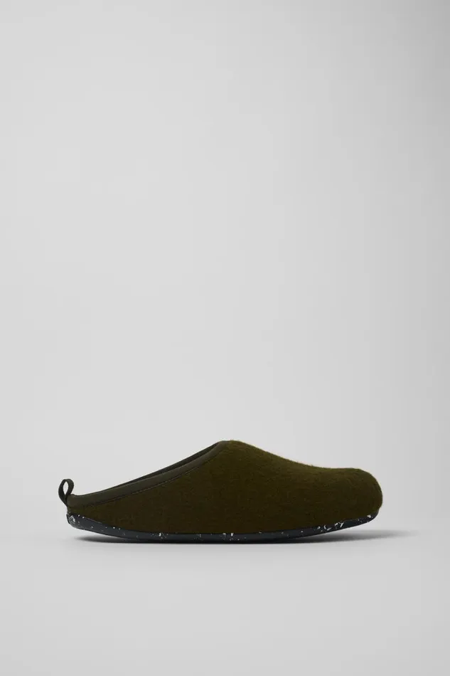 Men Camper Non Leather Shoes Wabi Green Slippers Men Camper Non Leather Shoes Wabi Green Slippers