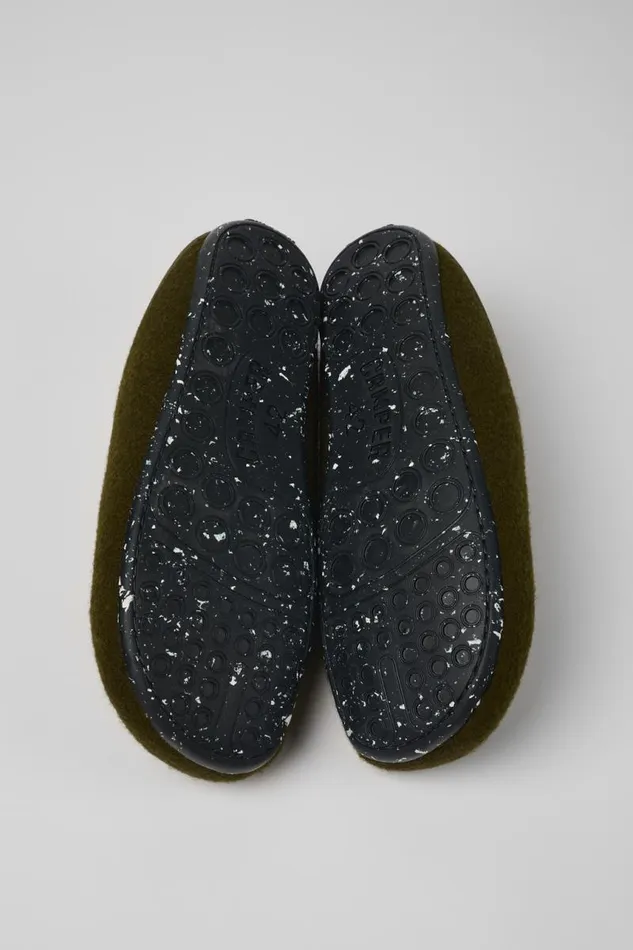 Men Camper Non Leather Shoes Wabi Green Slippers Men Camper Non Leather Shoes Wabi Green Slippers
