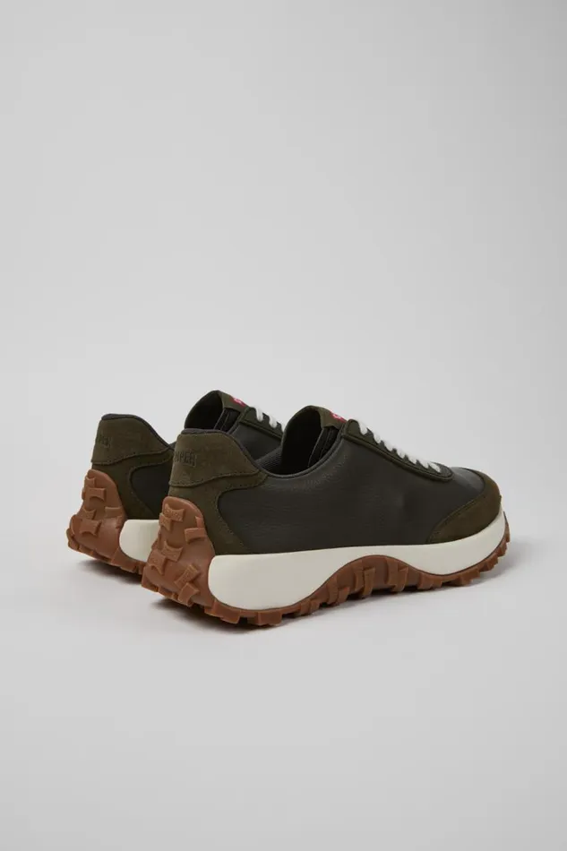 Men Camper Sneakers Drift Trail VIBRAM Green Textile And Nubuck Sneakers Men Camper Sneakers Drift Trail VIBRAM Green Textile And Nubuck Sneakers