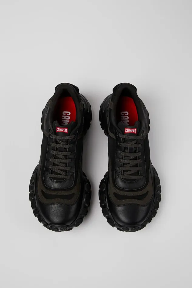 Men Camper Sneakers Pelotas Mars Black TextileLeather Sneaker Men Camper Sneakers Pelotas Mars Black TextileLeather Sneaker