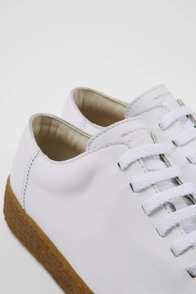 Men Camper Sneakers Peu Terreno White Leather Shoes