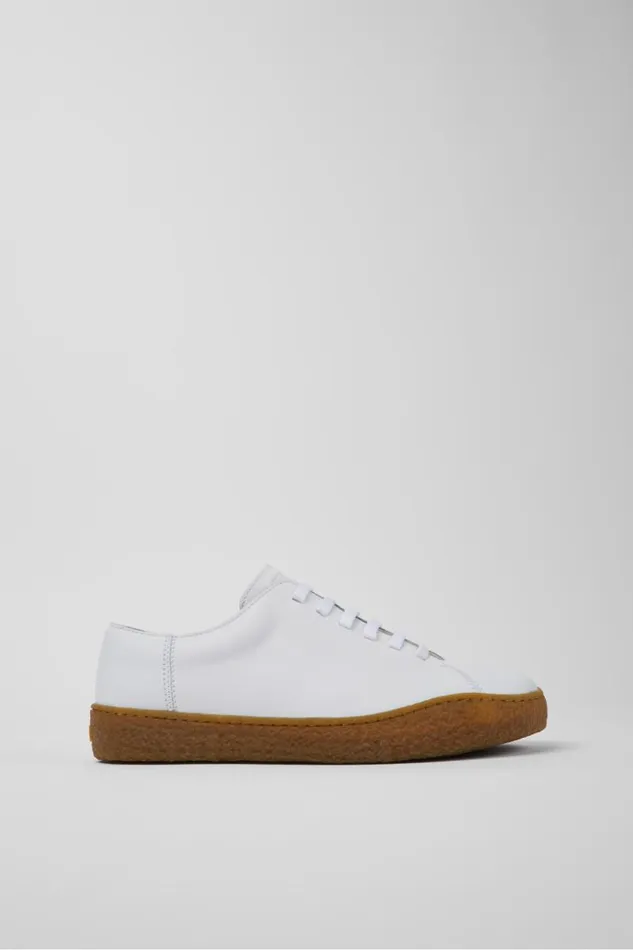 Men Camper Sneakers Peu Terreno White Leather Shoes