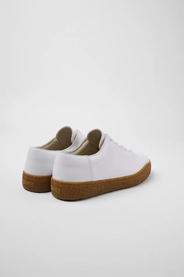 Men Camper Sneakers Peu Terreno White Leather Shoes