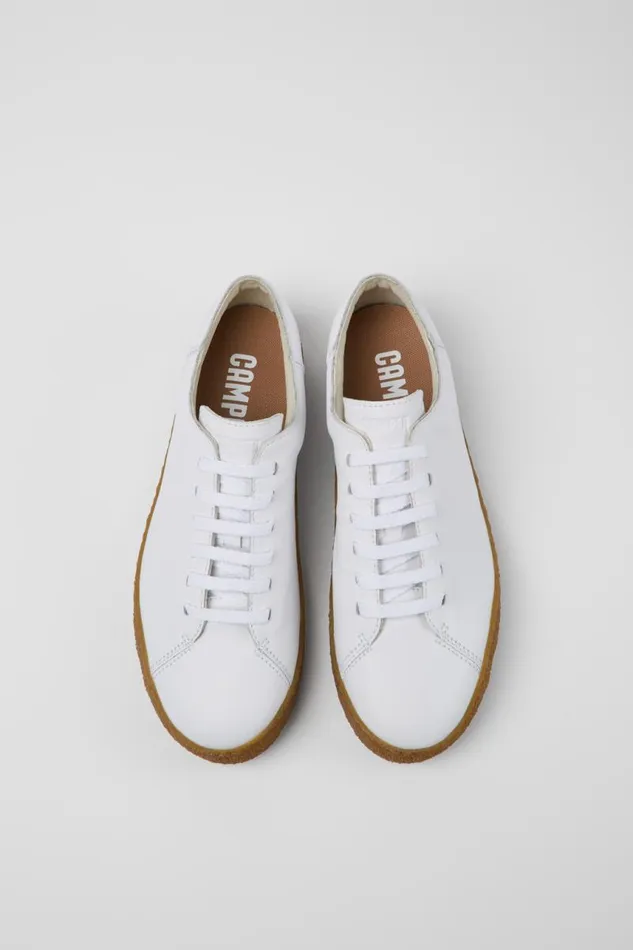 Men Camper Sneakers Peu Terreno White Leather Shoes