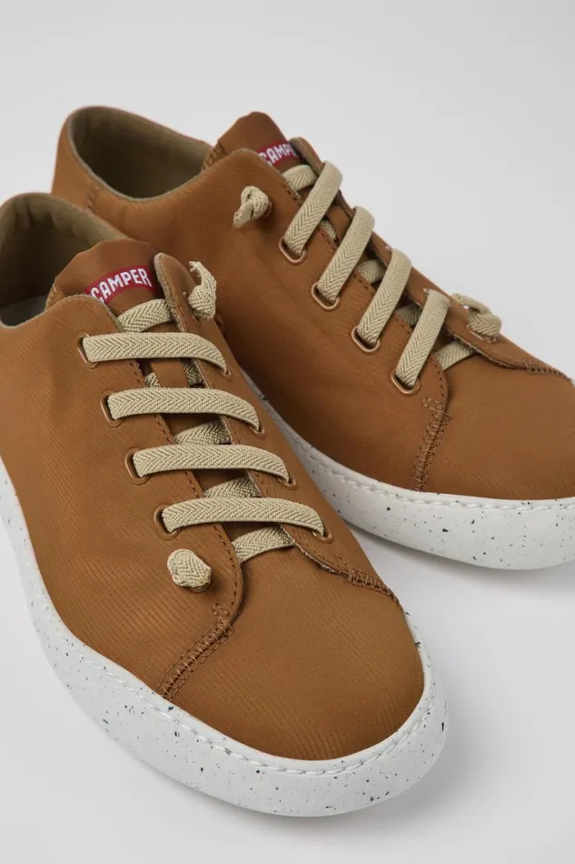 Men Camper Sneakers Peu Touring Brown Textile Sneakers