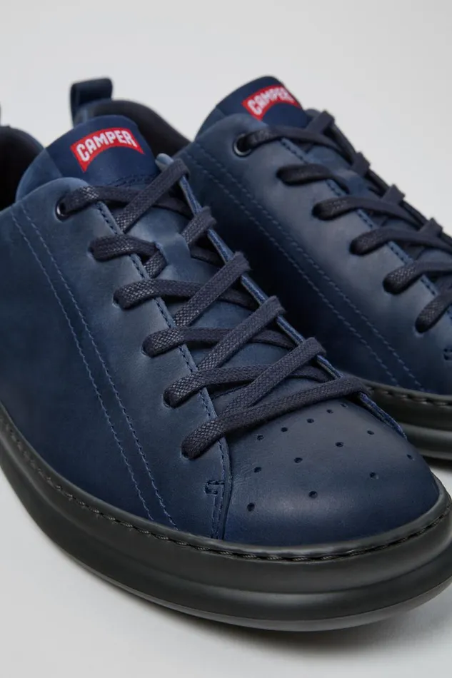 Men Camper Sneakers Runner Blue Nubuck Sneakers
