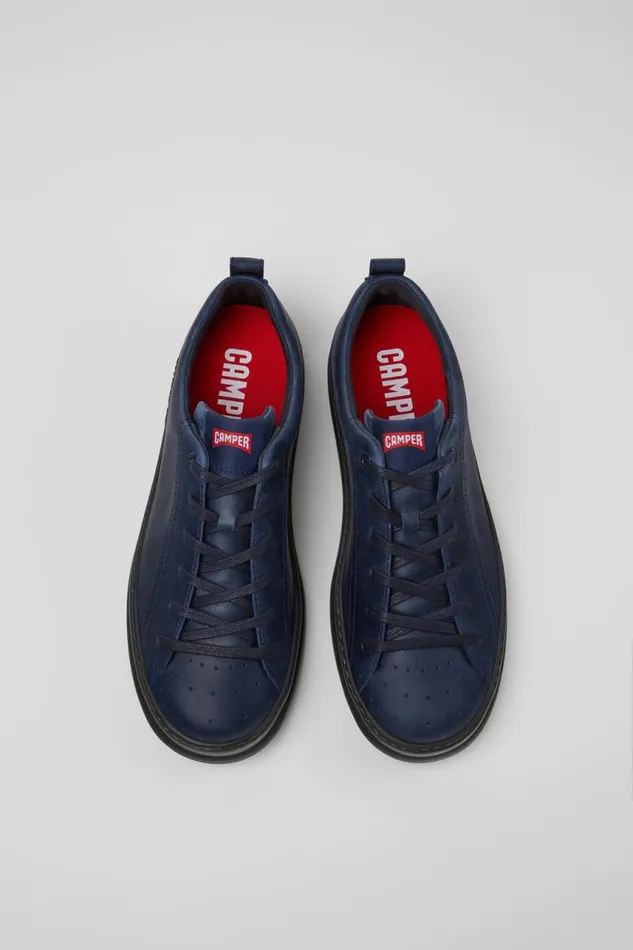 Men Camper Sneakers Runner Blue Nubuck Sneakers