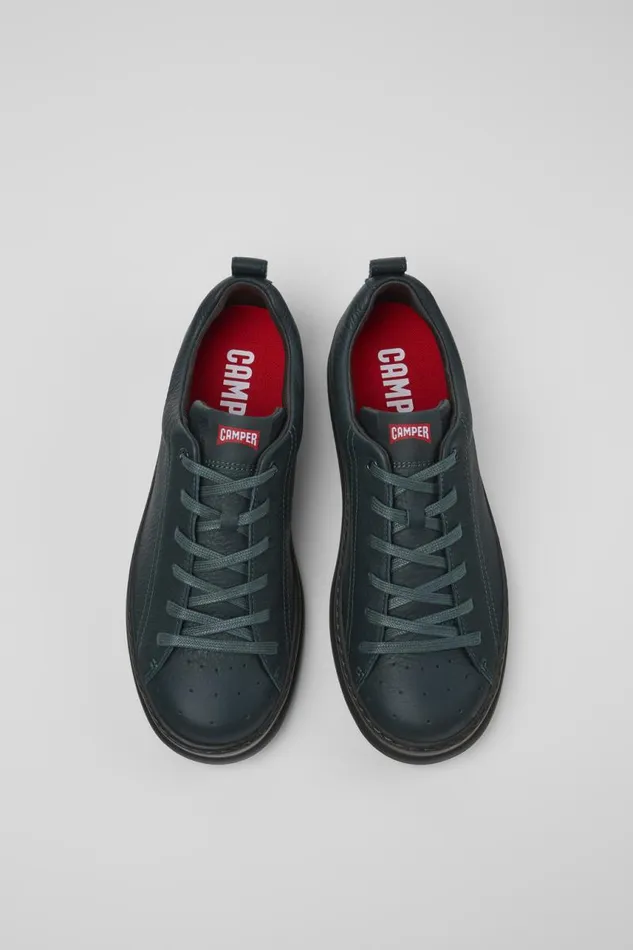 Men Camper Sneakers Runner Green Leather Sneakers Men Camper Sneakers Runner Green Leather Sneakers