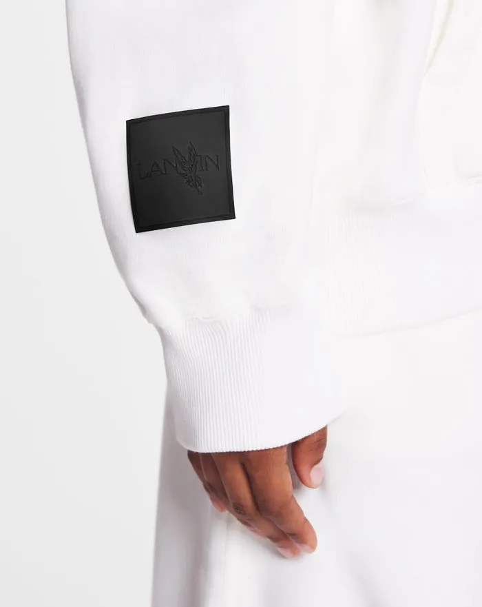 Men Coats and Jackets Lanvin Lanvin X Future Unisex Oversized Curb Laces White Mustang Men Coats and Jackets Lanvin Lanvin X Future Unisex Oversized Curb Laces White Mustang