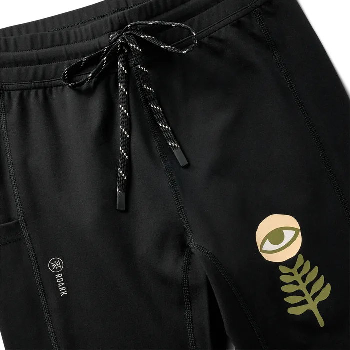Men Elbert Active Tights Black Roark Pants