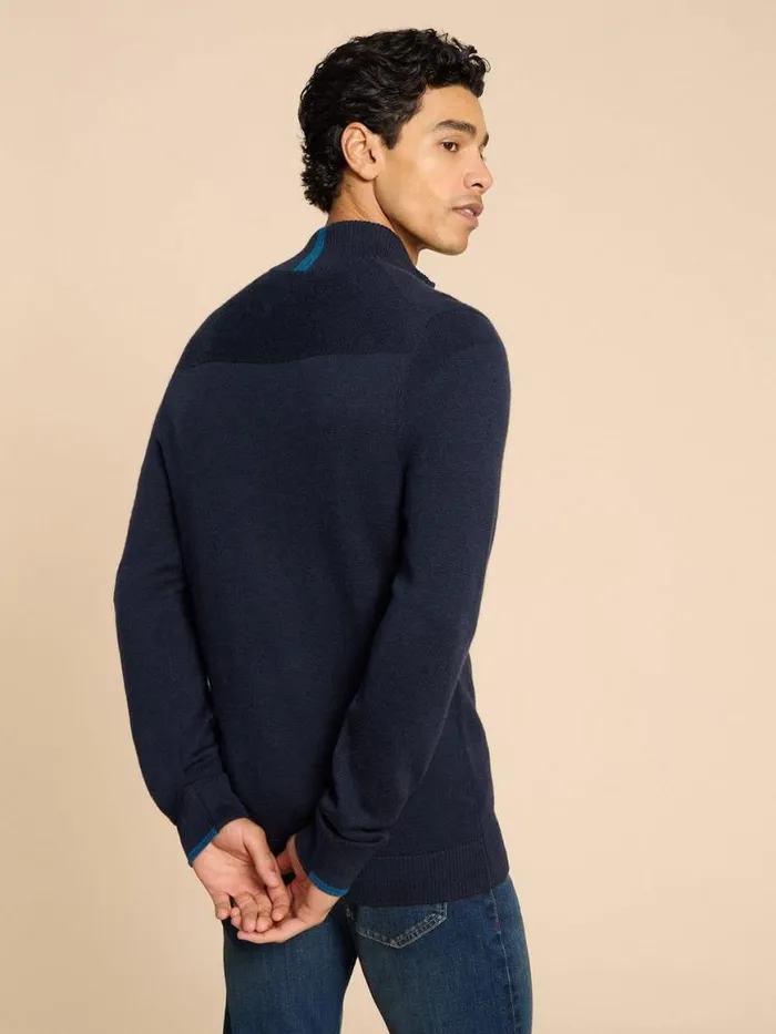 Men Knitwear White Stuff Newport Wool Merino Jumper Dark Navy Men Knitwear White Stuff Newport Wool Merino Jumper Dark Navy